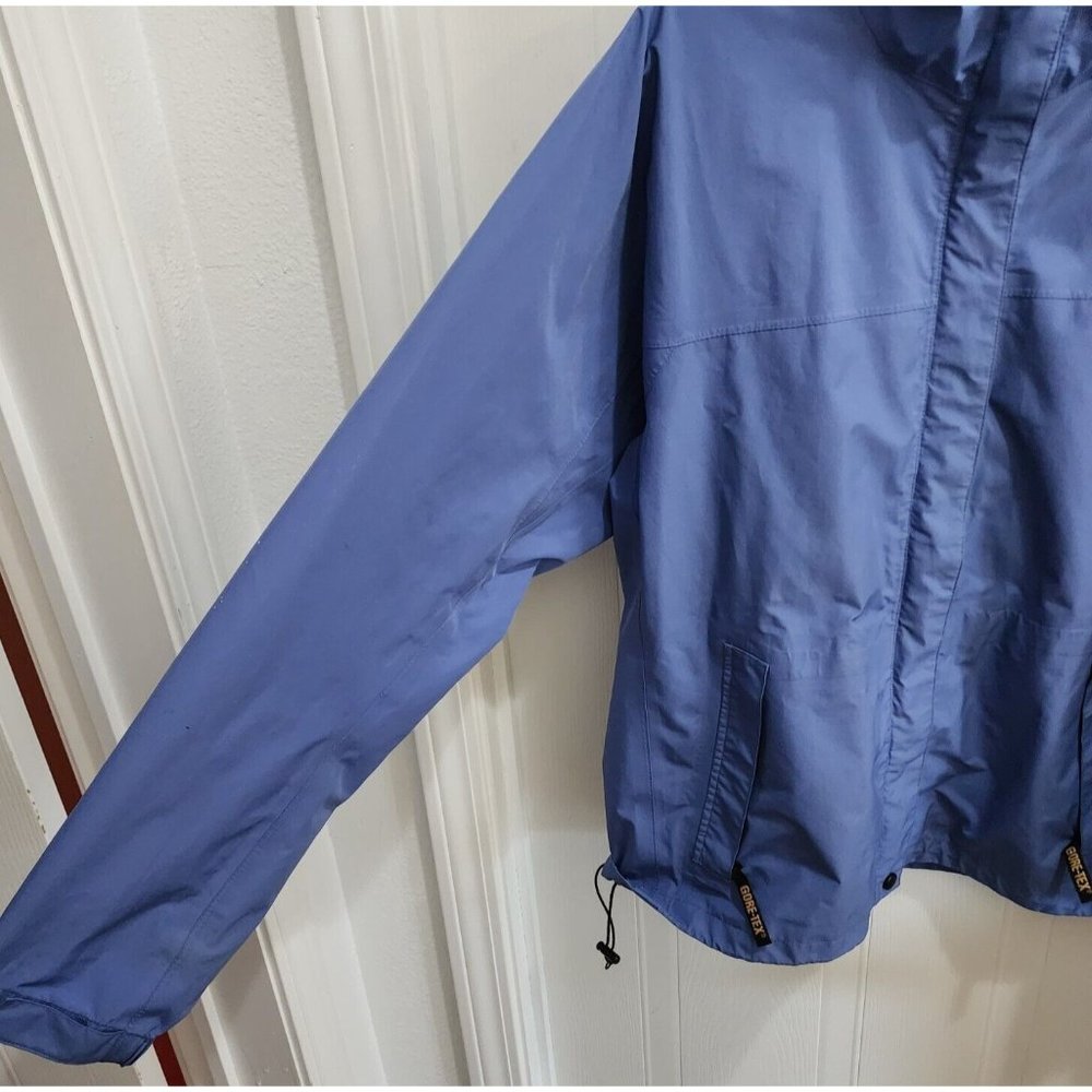 Bass Pro Shop Gore Tex Paclite‎ Blue Windbreaker Hooded Jacket Mens Size Large - Picture 6 of 14